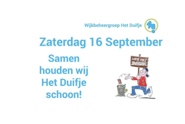 Houd het Duifje schoon