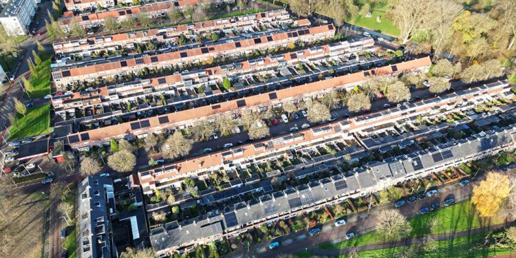 SEWA regeling luchtfoto Malburgen West